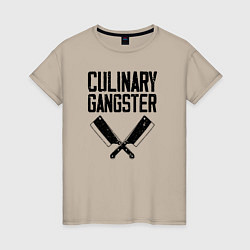Женская футболка Кулинарный гангстер