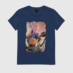 Женская футболка Horizon Forbidden West Горизонт Запретный Запад