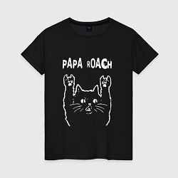 Женская футболка Papa Roach Рок кот