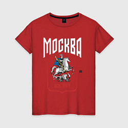 Женская футболка Moscow rider