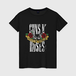 Женская футболка Guns N Roses Рок группа