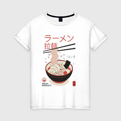 Женская футболка Японский стиль рамен