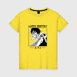 Женская футболка Ван-Пис, Луффи Luffy