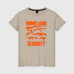 Женская футболка Национальная безопасность
