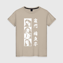 Женская футболка Клинок, рассекающий демонов Незуко