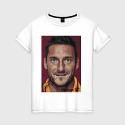Женская футболка Francesco Totti Roma Italy