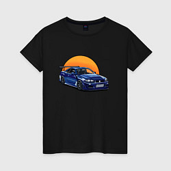 Женская футболка Ниссан gtr 2022