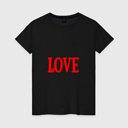 Женская футболка Это просто любовь