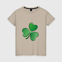 Женская футболка Ирландский Клевер День Св Патрика