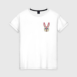 Женская футболка Маска зайца