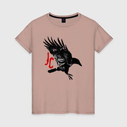 Женская футболка Raven JC