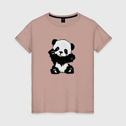 Женская футболка Cute Baby Panda
