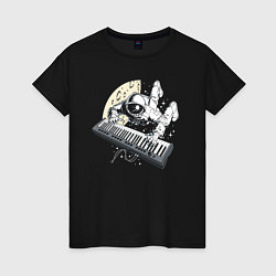 Женская футболка Space music!