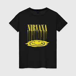 Женская футболка Nirvana Логотип Нирвана