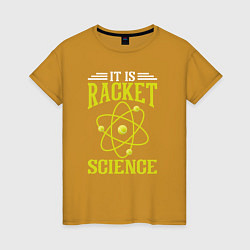Женская футболка Ракетная наука