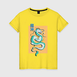 Женская футболка Божественный дракон