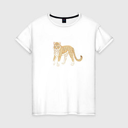 Женская футболка Тигр, символ 2022