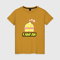 Женская футболка Трендовая уточка Lalafanfan