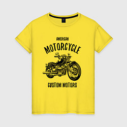 Женская футболка American Motorcycle