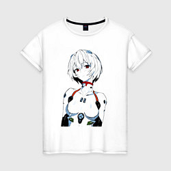 Женская футболка Рей Аянами Rei Ayanami Ева Евангелион