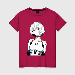 Женская футболка Рей Аянами Rei Ayanami Ева Евангелион