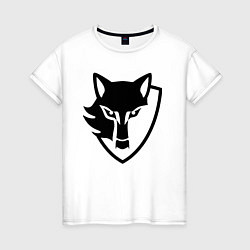 Женская футболка Wolf Emblem