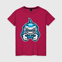 Женская футболка Shark player