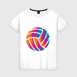 Женская футболка Ball Volleyball