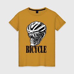 Женская футболка Bicycle Skull