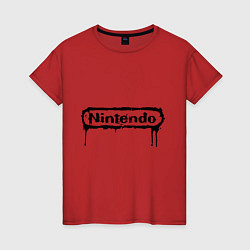 Женская футболка Nintendo streaks