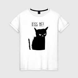 Женская футболка Поцелуй меня! Kiss me!