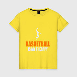 Женская футболка Терапия - Баскетбол