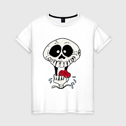 Женская футболка Smile Hype Skull