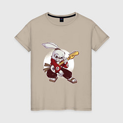 Женская футболка Rabbit Rocker