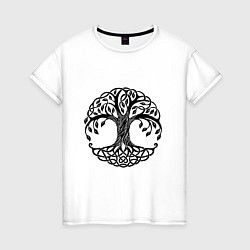Женская футболка Кельтское дерево жизни