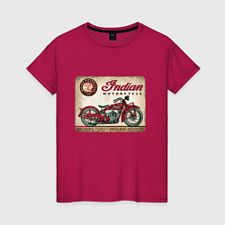 Женская футболка Indian motorcycle 1901