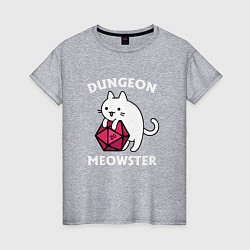 Женская футболка Dungeon Meowster