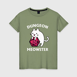 Женская футболка Dungeon Meowster