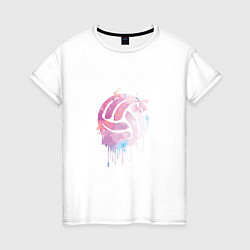 Женская футболка Volleyball Colors