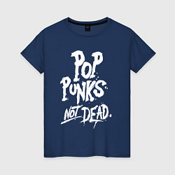 Женская футболка Punks not deаd