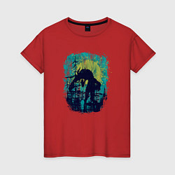 Женская футболка Лесные Инопланетяне