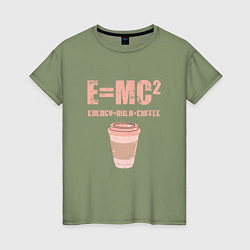 Женская футболка EMC2 КОФЕ