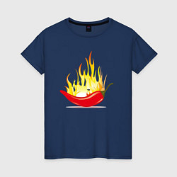 Женская футболка Перец в огне