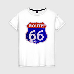 Женская футболка Трасса 66 Meme