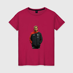 Женская футболка Клопп - Ливерпуль