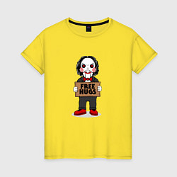 Женская футболка Free Billy Hugs