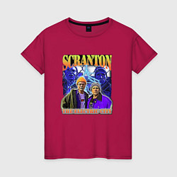 Женская футболка Scranton electric city