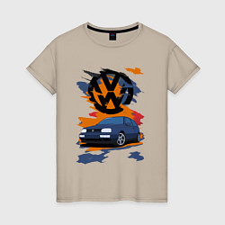 Женская футболка VW Golf 3