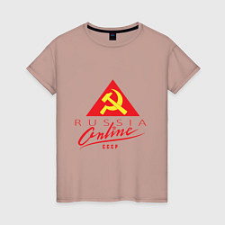 Женская футболка Russia Online