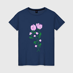 Женская футболка Влюблённые розы